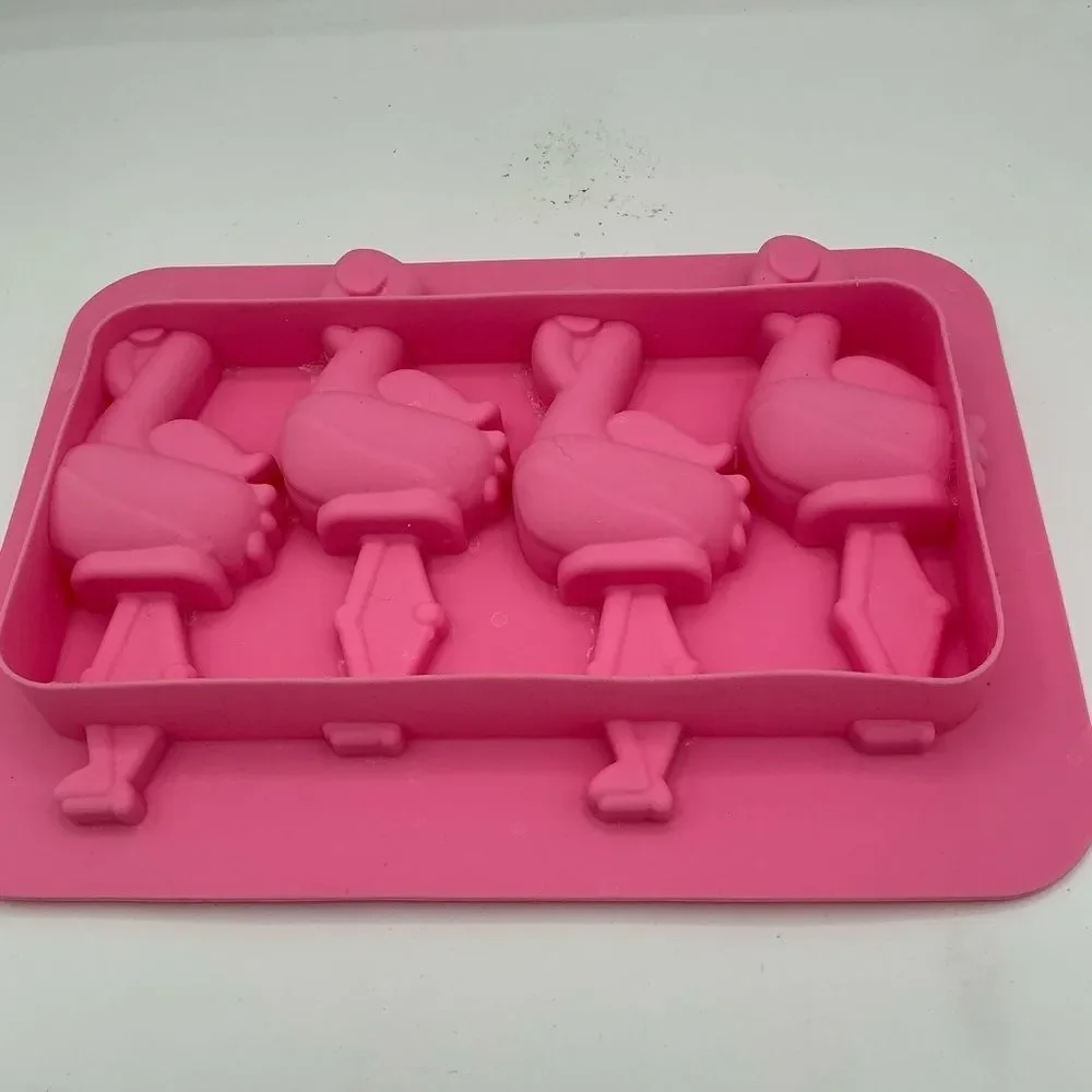 Williams Sonoma Pink Flamingo Ice Pop Mold